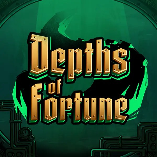 Depths of Fortune online game logo by AvatarUX Studios on bonusskong.pl